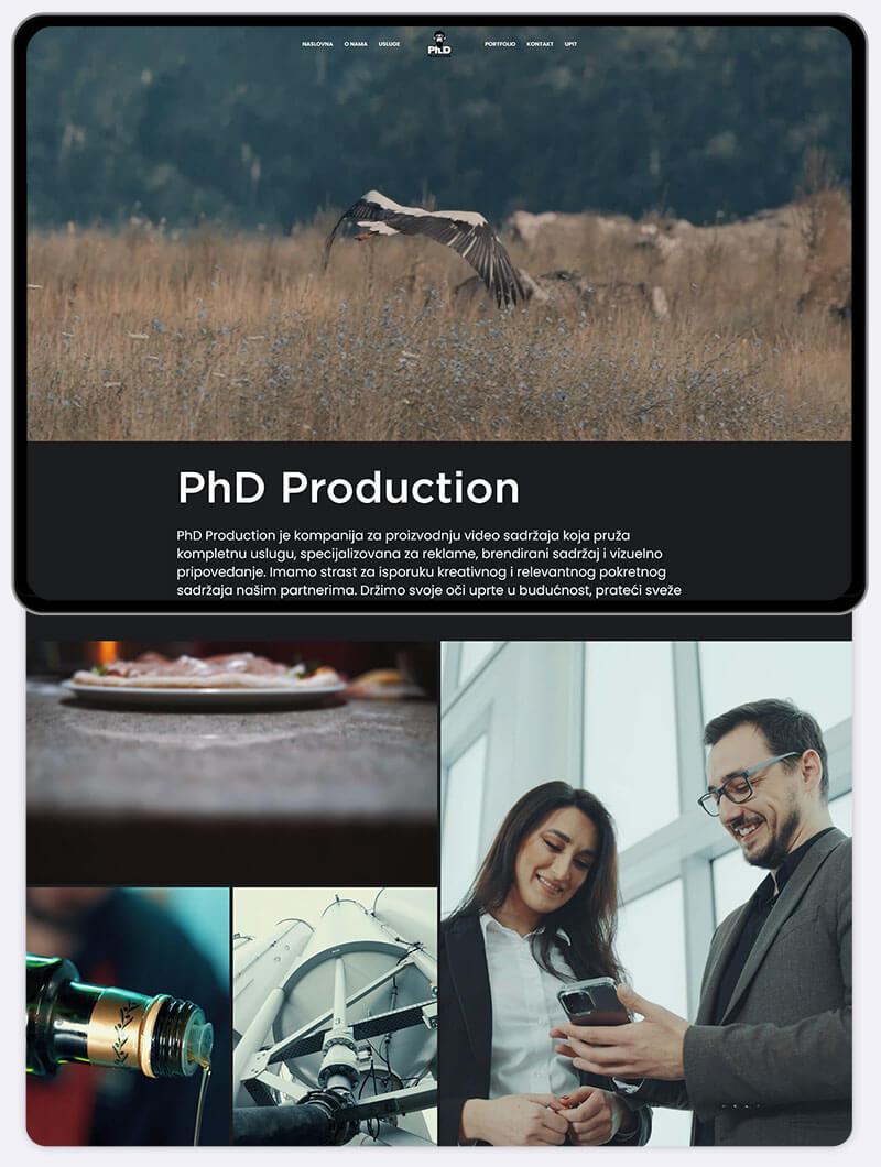 Kha Concepts Web Dizajn PhD Production Desktop